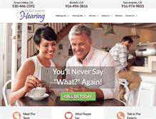 Tablet Screenshot of goldcountryhearing.com